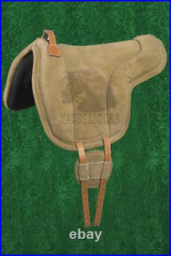 New English Synthetic Suede All Colours Bareback saddle Pad Size 15 To 16 inch