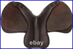 New Jumping Close Contact Leather English Horse Saddle & Tack All Size 15to18