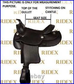 New Synthetic Western Racing Horse Tack Saddle With Free Shipping