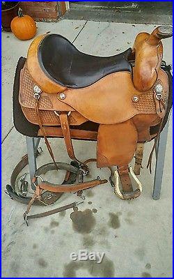 Ortho Flex Barron Horse Saddle. 16 Seat