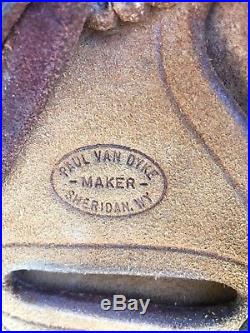 Paul Van Dyke Custom Tooled Saddle Exc Condition