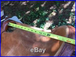 Paul Van Dyke Custom Tooled Saddle Exc Condition
