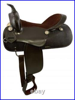 Pleasure Style Saddle with Waffle Stamp Full QH Bars 16 NEW