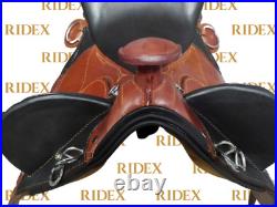 Premium Quality Australian Stock Horn Leather With Tooling All Size For Horse