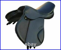Qadri Horse All Purpose Close Contact Jumping Horse Saddle Leather English 14-18