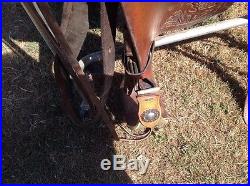 Rafter W roping western saddle 16 inch