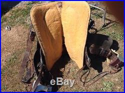 Rafter W roping western saddle 16 inch