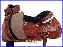 Ranch Roping Saddle 17 16 Pro Western Horse Pleasure Tooled Leather Tack Package