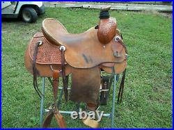 Ranch Saddle/ Robert Teskey 16 Inch Hard Seat