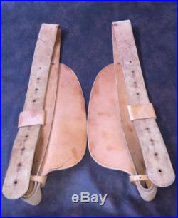 Replacement Stirrup Fenders, Leather, Saddle, Ranch, Western, Wade, Adult