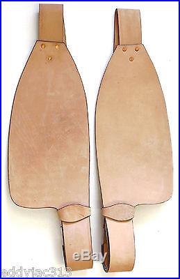 Replacement Stirrup Fenders with 2-1/2 Leathers Complete Set (Free shipping)