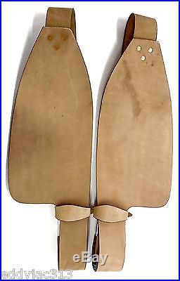 Replacement Stirrup Fenders with 2-1/2 Leathers Complete Set (Free shipping)