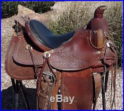 Roy McCaughey Custom Roping Saddle 15.5