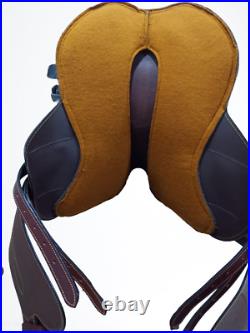 SR Australian Swinging Leather Saddle 15 16 17 Free shipping