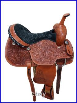 SR Barrel racing Horse saddle premium Leather seat size 15