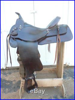 Simco 16 Rusty Taylor Gaited Western Trail Saddle USED