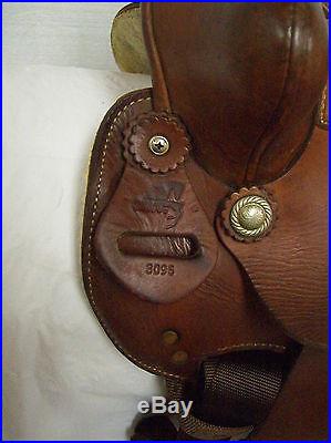 Simco Western Horse Trail Saddle # 3095 15 Used Regular Quarter Horse Bars