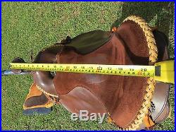 Synergist Western Trail Saddle 15 1/2 with 3 point cinch