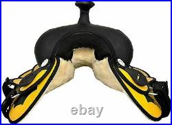 Synthetic Western Barrel Racing Horse Saddle Size (10 to 18)