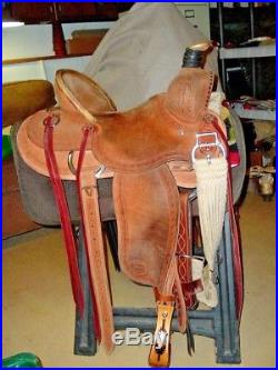 TESKEY High back ranch saddle