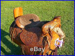 Tex Tan Hereford Brand Western 15.5 Horse Saddle