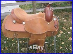 TOP QUALITY, CUSTOM MADE SIMCO TRAINING SADDLE, 16 thick soft & supple leather