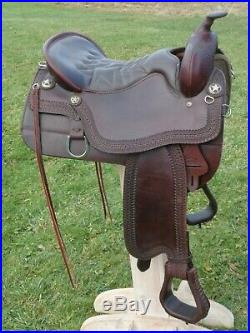TUCKER 16.5 Cheyenne Frontier TOOLED Trail SaddleWide Tree, best saddle made