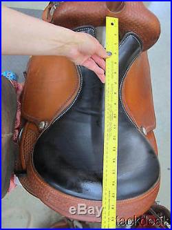 Tennessean Golden Supreme Gaited Horse Trail Saddle 17 Lightly Used