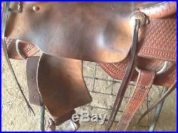Teskey Reining Saddle, 16 inch lightly used