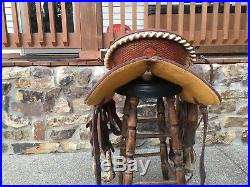 Tesky's barrel saddle 14 1/2 inch seat bicycle seat good condition