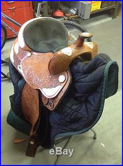 Tex Tan 15 Western Show Saddle and matching breast collar