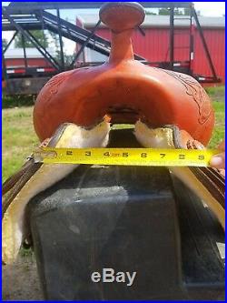 Tex Tan 17 Inch Western Saddle FQHB in EXCELLENT condition