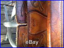 Tex Tan Brahama Brand 650 Cutting Saddle 15 inch seat Ranch Cutting