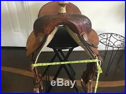 Tex Tan, Hereford Brand, Barrel Saddle, Good Condition