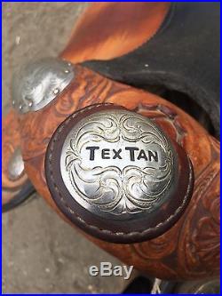 Tex Tan Image Maker 16 inches western Silver Pleasure Show Saddle