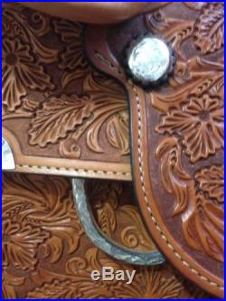 Tex Tan Western Pleasure Silver Show Saddle AQHA Trophy