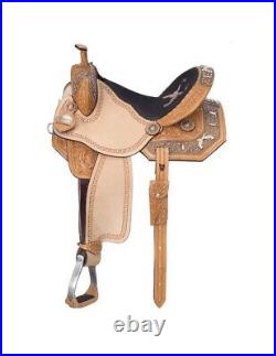 Tough 1 Western Saddle Pistol Annie Barrel Leather Light Oil SR275