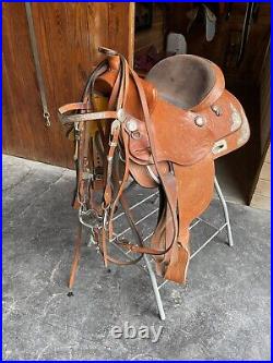 Tough One 14 Saddle And Matching Bridle (without Bit)