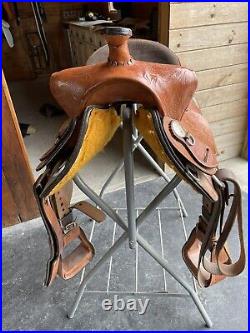 Tough One 14 Saddle And Matching Bridle (without Bit)