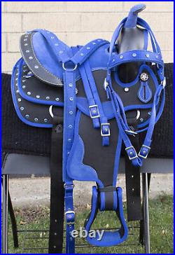 Trail Children's Used Youth Synthetic Western Horse Saddle Tack 12