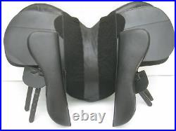 Treeless GP (jumping) Saddle Black Leather jump With Free shipping