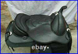 Treeless Synthetic Western Style Horse tack Saddle Size 10-18 Free Shipping
