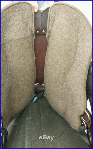 Tucker Cimmeron Gel Seat Trail Saddle w/ Air Ride Pad Bridle Breast Collar