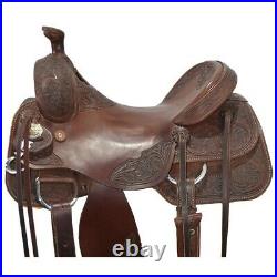 Used 15.5 Robert Teskey Elite Cowhorse Saddle Code U155RTESKEL78FL