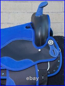 Used 15 Western Horse Saddle Tack Package Synthetic Pleasure Trail Show Riding