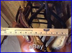 Used 15 Western roping saddle good quality / condition