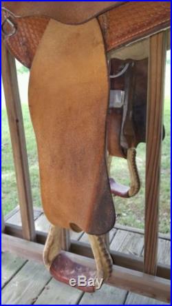 Used 15 inch Billy Cook Barrel Saddle