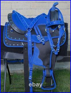 Used 16-18 Youth Western Riding Show Trail Horse Saddle Tack Light Weight Comfy