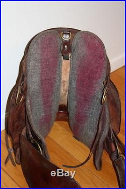 Used 16.5 Pre Circle Y Tucker High Plains syle Western Trail Riding Saddle
