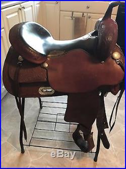 Used 16 Billy Cook Trail/Show Western Pleasure Saddle Silver